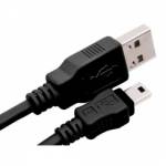 Cabo USB A MxMini 1.0mt 5p Preto
