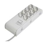 Filtro De Linha 8T Slim RCG Branco