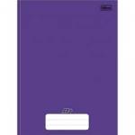 Caderno 1/4 Brochura 96fls Capa Roxa