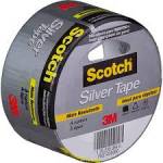 Fita Adesiva Demarcação Solo PVC Silver Tape 45x5 CinzaCimento 3M