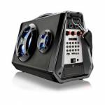 Caixa de Som Multiuso c/Microfone MP3, USB, FM Gui Guitarra mLtSP217 Multilaser