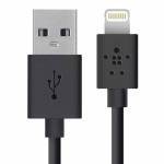 Cabo USB p/ Iphone5/6 Ipod/Ipad/Ipad Lighting Preto mLtWi327 Multilaser