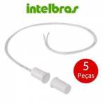 Sensor Magnetico c/Fio XAS Embutir pct c/5ud Intelbras
