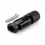 Conector Solar Fotovoltaicos MC4 Femea 6mm PbS