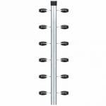 Haste de Canto 25x25 1,2m c/Gancho e Isolador