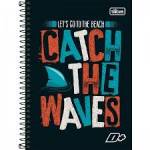 Caderno 1/4 Capa Dura 200fls Arrame Paisagem