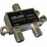 Adaptador Divisor Antena 1x2 Blindado para UHF, VHF, CATV Splitter