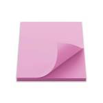Bloco Adesivo Notas Posti-It 75x75mm Rosa 100Fls mLtEI021 Multilaser