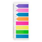 Marcador Pagina Adesivo 4 Flag+ 4 Seta 12x44mm 4 Cores 80Fls mLtEI037 Multilaser