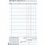 Caderno Bloco Movimento do Caixa 100fls 56gm