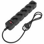 Filtro de Linha com 5 Tomadas EPE 205 Preto Intelbras