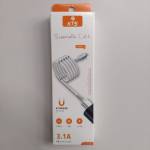 Cabo USB p/Celular e Dvs Rapito 1.0mt Tipo C Type-C 3.1A Ima KTSB