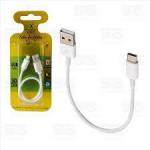 Cabo USB 3.0 HD Ext AMxM SUB 3.1 Tipo-C Type C c/30cm Branco ref 658