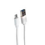 Cabo USB 3.0 HD Ext AMxM V8 c/30cm  Branco ref 6561