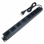 FILTRO DE LINHA COM 8 TOMADAS P/ RACK EP