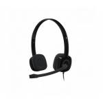 Headset Stereo H151 P2,3 PRETO LOGITECH