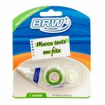 MARCA TEXTO EM FITA 6M X 5MM VERDE BRW