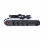 Filtro de Linha com 5 Tomadas Preto