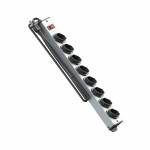 FILTRO DE LINHA QUALITRONIX QFLM8 METALICO 8 TOMADAS