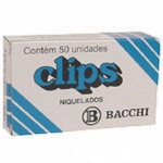 Clips 3/0 c/50ud Niquelado