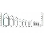 Clips 3/0 c/50ud Galvanizado Ferplas