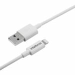 CABO USB-C + LIGHTNING 1,2M PVC BRANCO