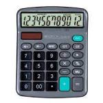 Maquina Calculadora 12Dig Mesa Ps8837b Hoop