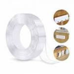 Fita Adesiva Silicone 2mts 1.8x200cm Dupla Face Transparente le1907 Itb