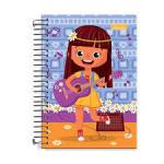 Caderno Capa Dura 90fls 1/4 Diversas Estampa