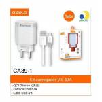 Carregador V8  Turbo 6.1A 30W CA39 Agold