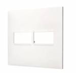 PLACA 1+1 POSTO 4X4 BRANCA PIAL PLUS+ LEGRAND