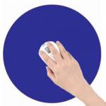 Pad Mouse PadMouse MousePad Redondo Azul