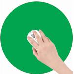 Pad Mouse PadMouse MousePad Redondo Verde