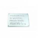 INFORMATIVO ATM PLACA INFORMATIVA DE ACRÍLICO EM BRAILE Intelbras