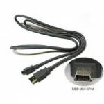 Cabo USB A MxMini 5p 2.0mts c/Filtro GvCbu453 Preto