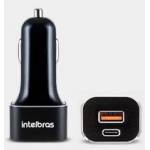 CARREGADOR USB VEICULAR UNIVERSAL ECV 11 POWER 38W Intelbras