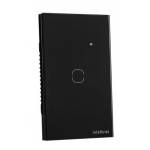 INTERRUPTOR SMART ZIGBEE TOUCH 1 PRETO EZS 1001 Intelbras