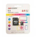 CARTAO MICROSD HIK 64GB C1 NEO C/ADAPT HIK SEMI