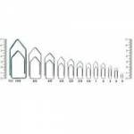 Clips 0/0 c/100ud Galvanizado