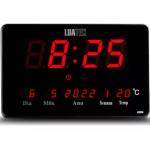 Relogio Digital Parede Hora, Data e Temperatura Lk2616 Bivolt Luxt