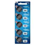 BATERIA LITHIUM CR2025 CARTELA COM 05 UN PROELETRONIC