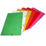 Pasta de Papelão c/Elastico c/Aba Verde Esc
