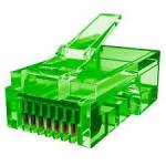 CONECTOR RJ45 MACHO BANHO 50MN OURO C/25 SHORELINE