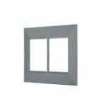 PLACA 3+3 POSTOS 4X4 CINZA PIAL PLUS+ LEGRAND