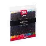 LAPIS COR C/24 Lapis VIBES NOTURNA TRIS