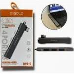 Hub Tipo C, 4 Portas Femea,  1 USB 3.0, 3 USB 2.0 Slim cba30 aGold