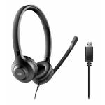 Fone Headset Usb Com Microfone Cancelamento Ruído Ph360bk C3tech