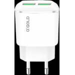 Carregador Plug 2 USB 3.1A CA01 aGOLD