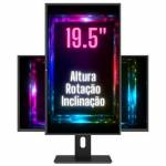 Monitor 19 LED Ajuste de altura, vertical, horizontal  HDMI  3gen