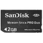 Memoria 2gb p/Camera Stick ProDuo Scandisk